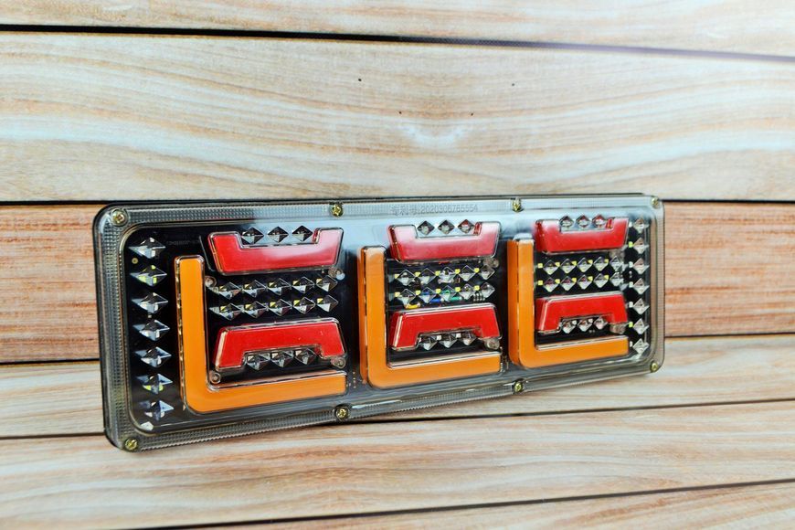 Ліхтар LED задній 24V до Автомобільної техніки, вантажівок (Малювальний поворотник) NEW AL-00407 фото