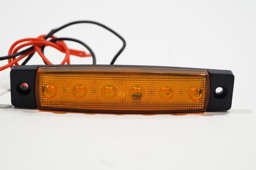 Габарит LED (NTK) 24 В, 6 діодів, жовтий AL-00282 фото