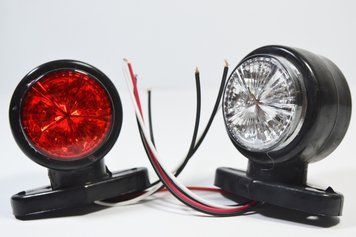 Габарит LED 12V заноса прицепа Правая и левая сторона 12V (78 мм*45 мм*78 мм) AL-00342 фото