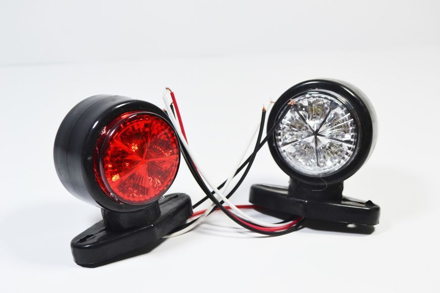 Габарит LED 24V заносу причепа Права сторона та ліва 24V (78 мм*45 мм*78 мм) AL-00343 фото