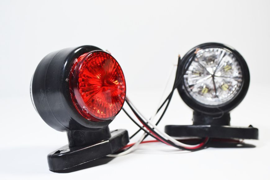 Габарит LED 24V заносу причепа Права сторона та ліва 24V (78 мм*45 мм*78 мм) AL-00343 фото