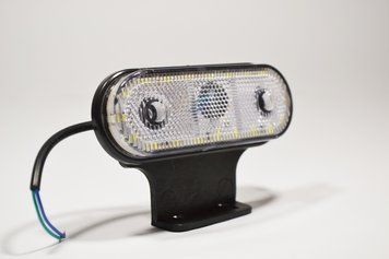 Габаритный LED фонарь 24V Белый AL-00346 фото