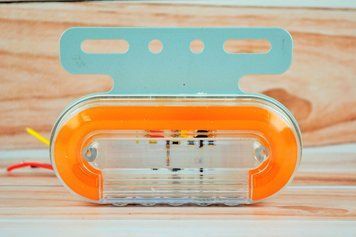 Габаритный фонарь MOVING SIDE LAMP MINI 12V желтый (1шт) AL-00367 фото