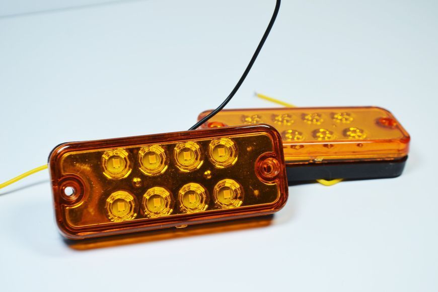Габарит LED (NTK) 24v 8-диодный желтый AL-00288 фото