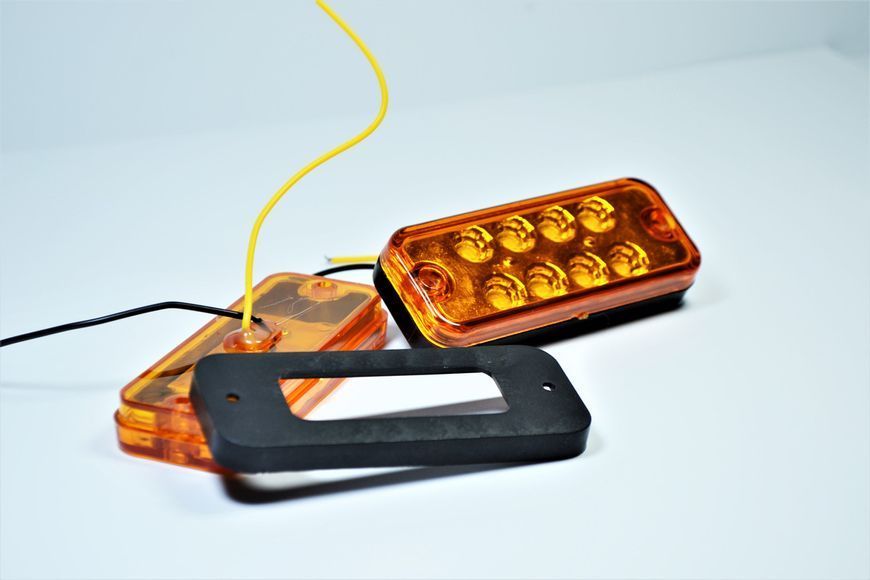 Габарит LED (NTK) 24v 8-диодный желтый AL-00288 фото