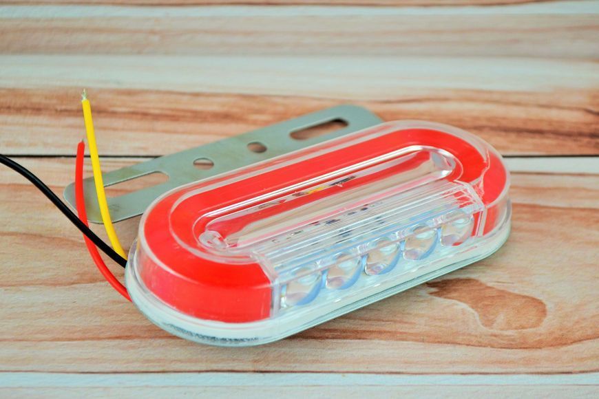Габаритний ліхтар MOVING SIDE LAMP MINI 12V червоний (1шт) AL-00368 фото