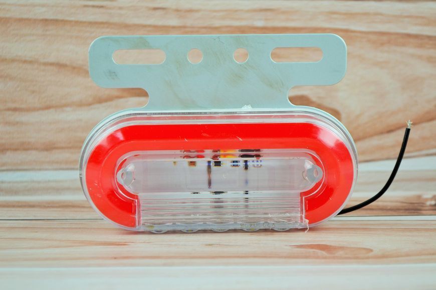 Габаритний ліхтар MOVING SIDE LAMP MINI 12V червоний (1шт) AL-00368 фото